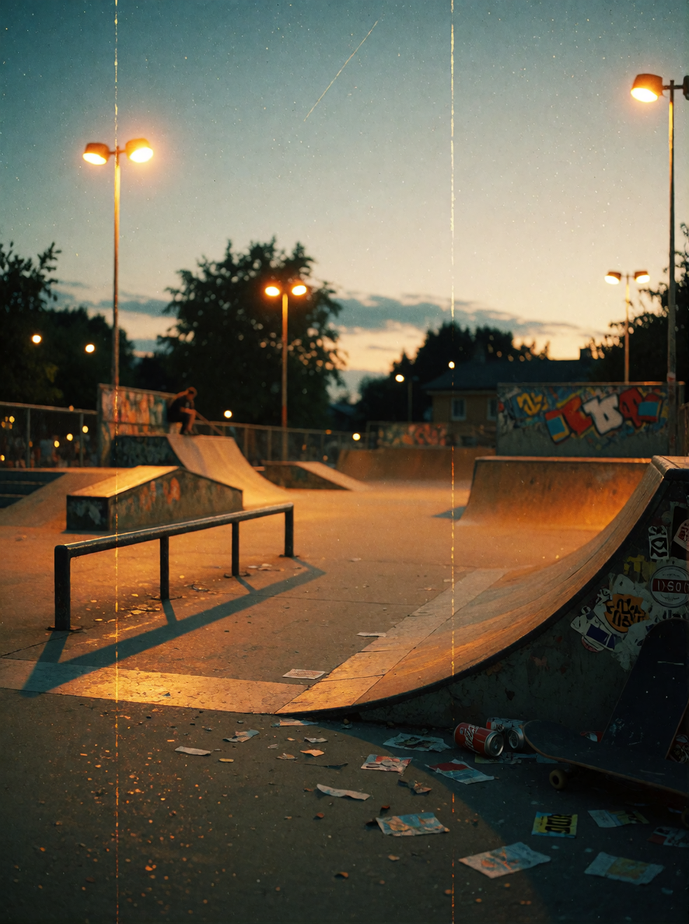 sometimes i think about the sound of wheels on concrete at 6…