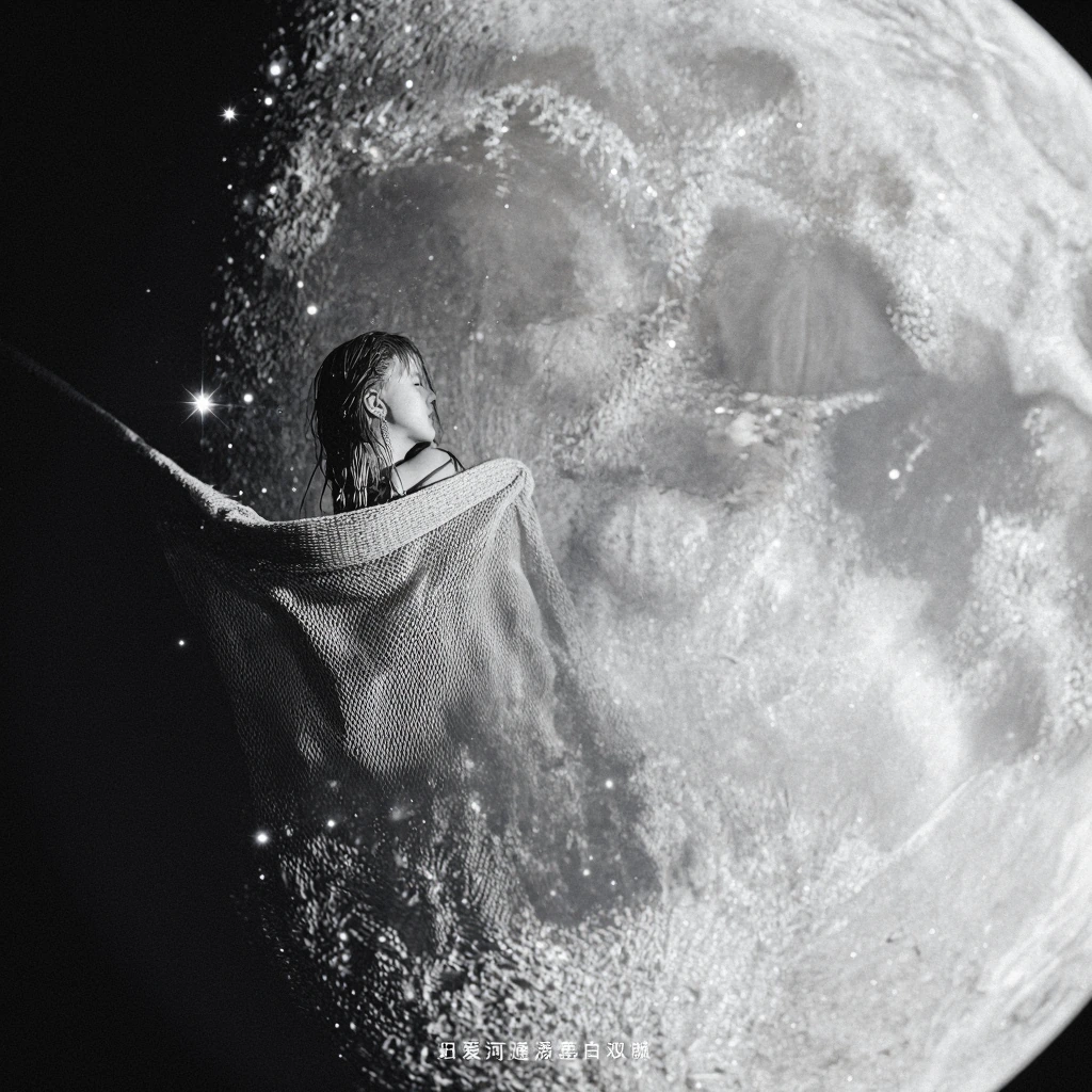 what the moon keeps in its pockets is the dust from other worlds. Light and luminescent. The voices of the past echo loudly