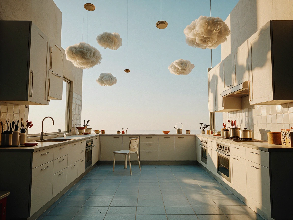 my mom used to cook in a room like this