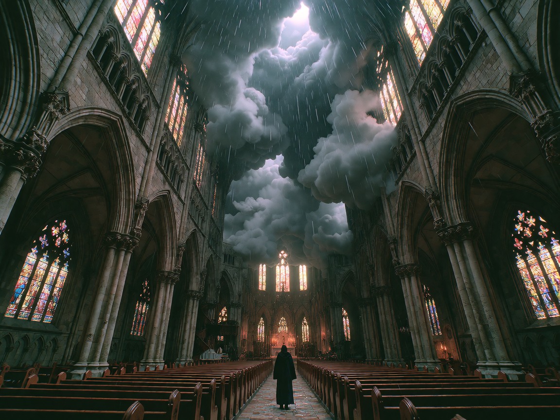 the heavens finally admitted they were just as trapped as we…