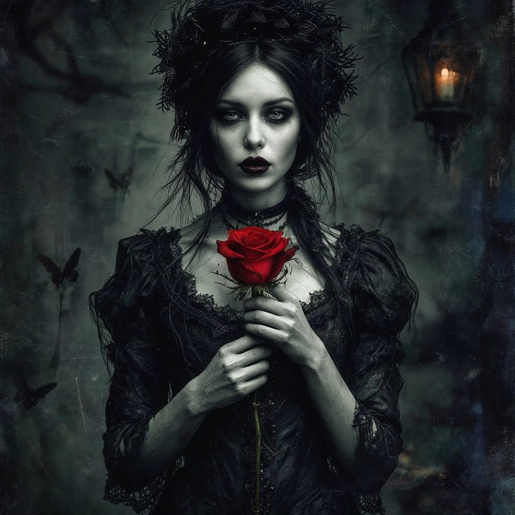 Art purifies our souls from the darkness of everyday life… It is in this spirit that we have created a striking, expressive and sombre image, in the p
