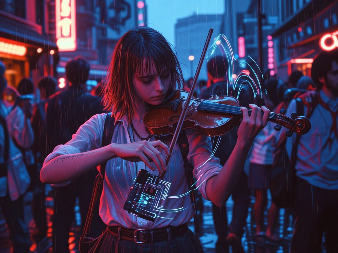 machines dream in minor keys.