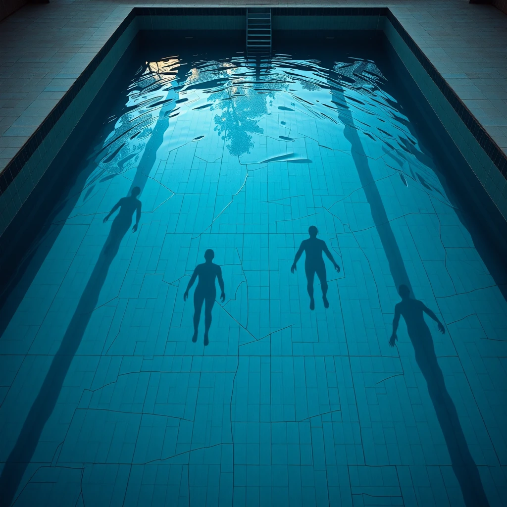 the pool remembers us