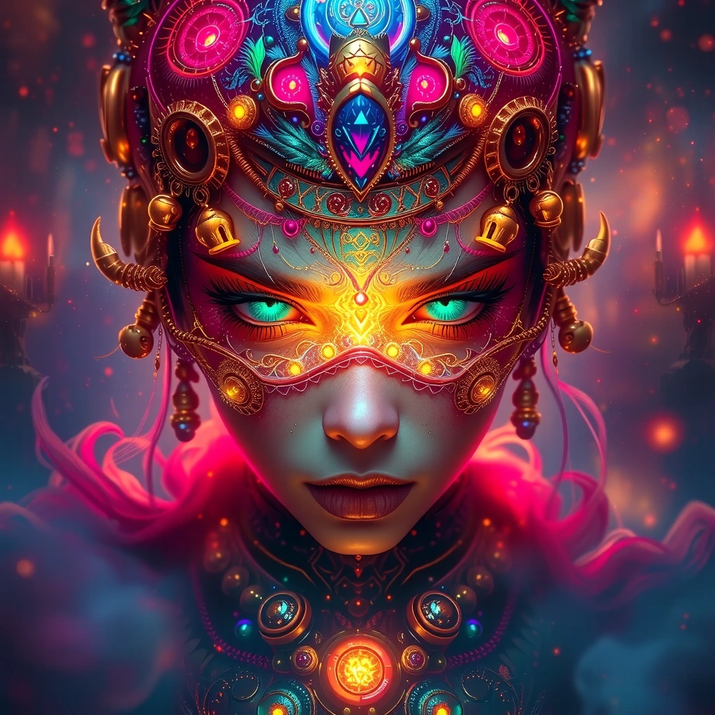 cyber stunning beautiful woman