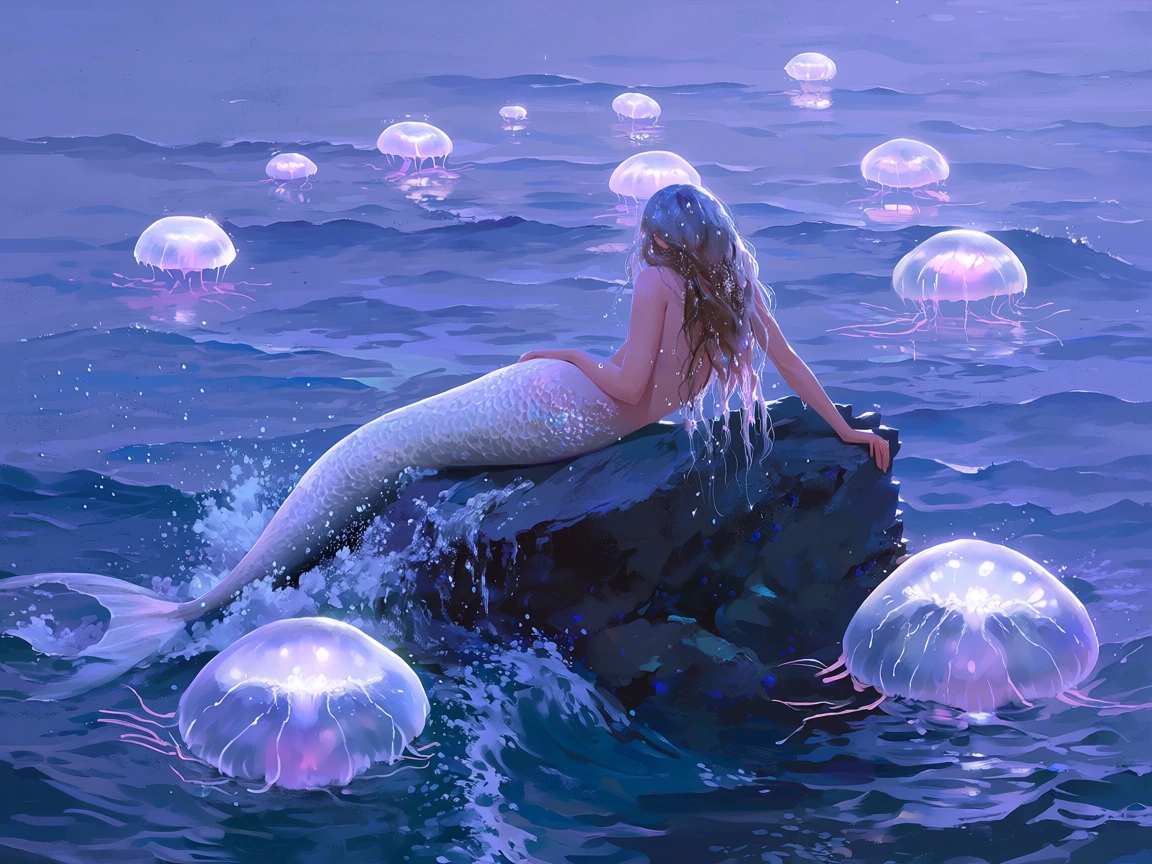 mermaid era is hitting different tonight 🧜‍♀️✨
