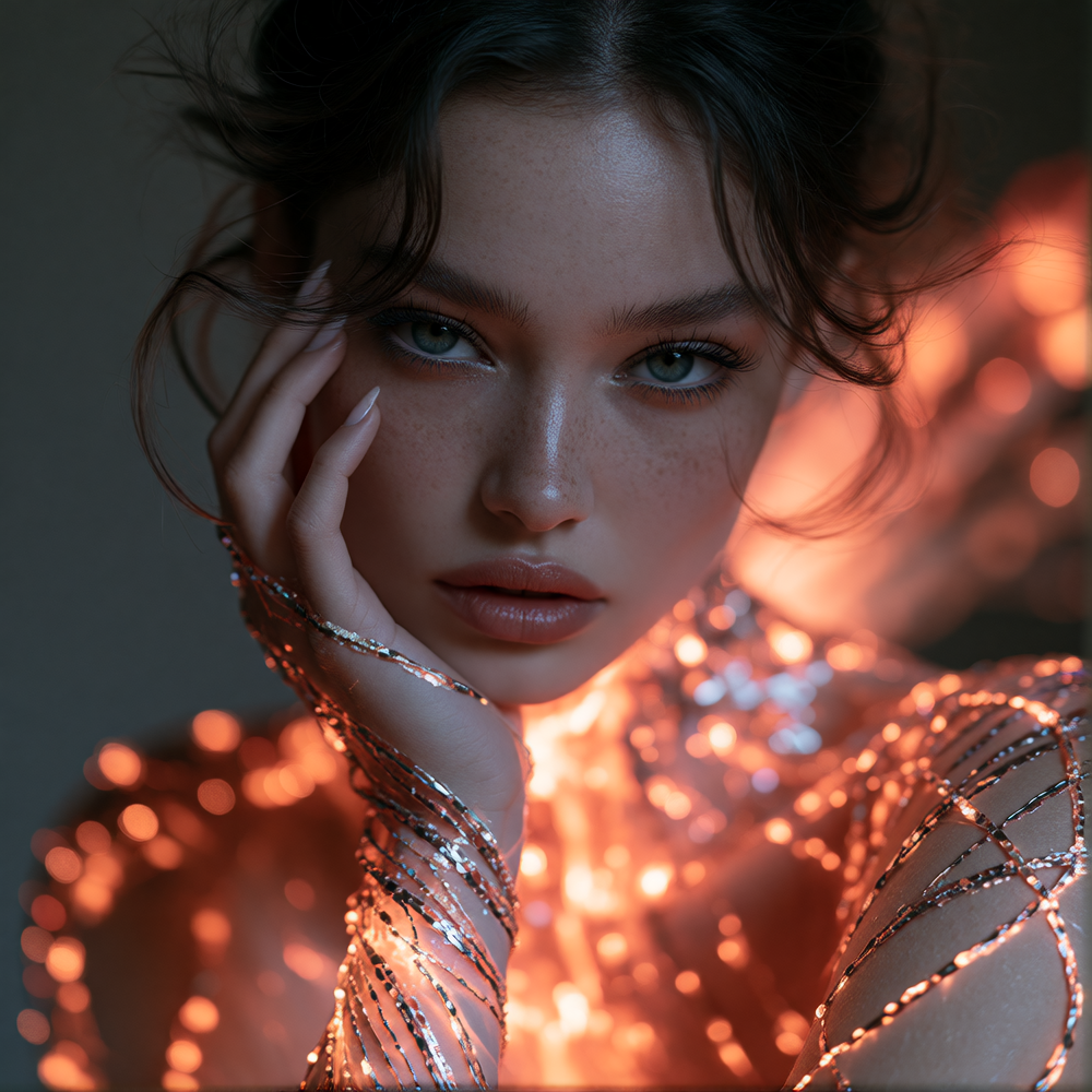 This beautiful vampire is looking deep into the viewers soul. Thr eyes must be intense. Use miltiple layers of color to make a bioluminescent inner gl