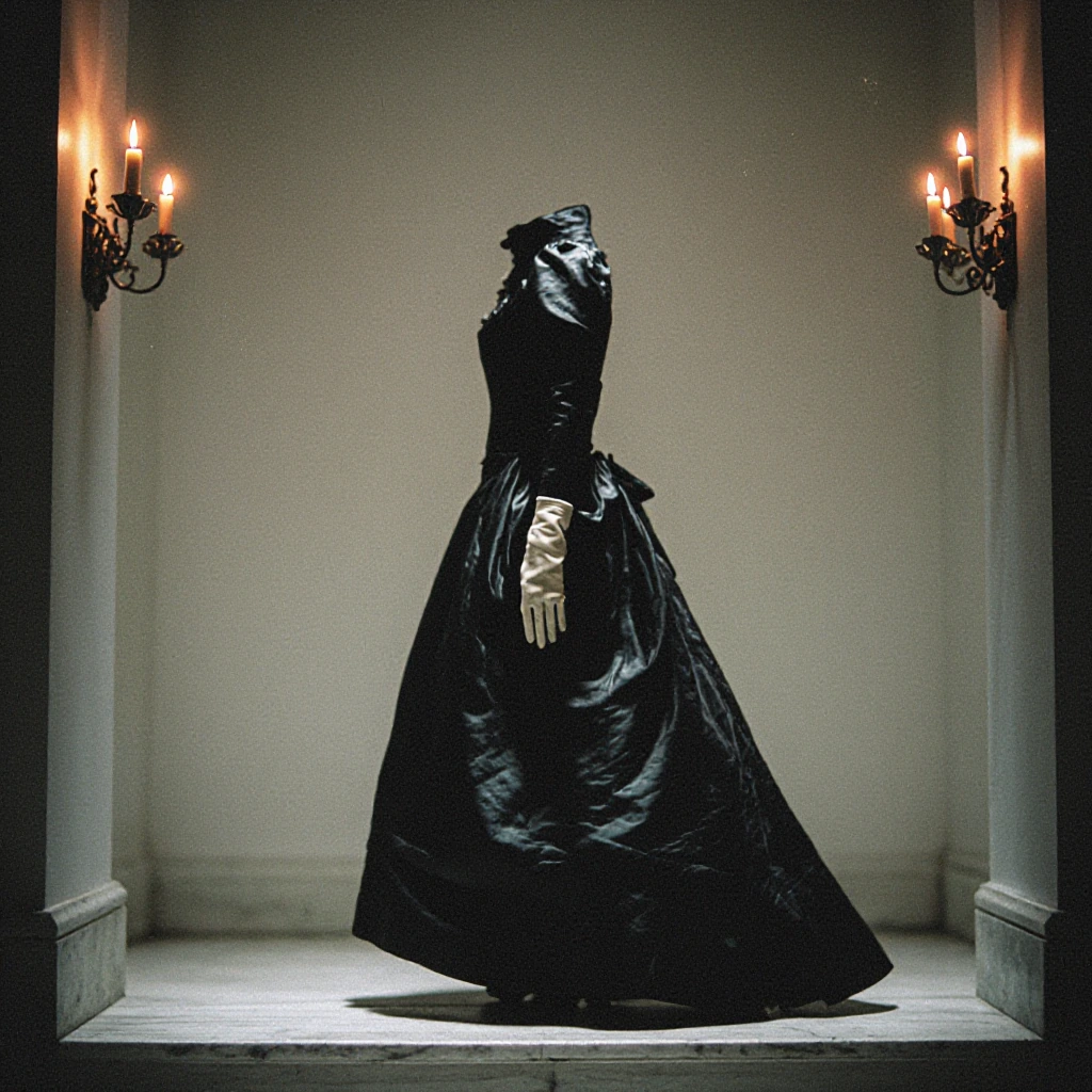 the dress stayed, she didn't.