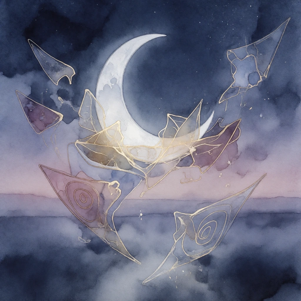 The Corners of Dreams Sometimes dreams have loose corners that unravel. The Moon tucks them into its pockets before they float away.