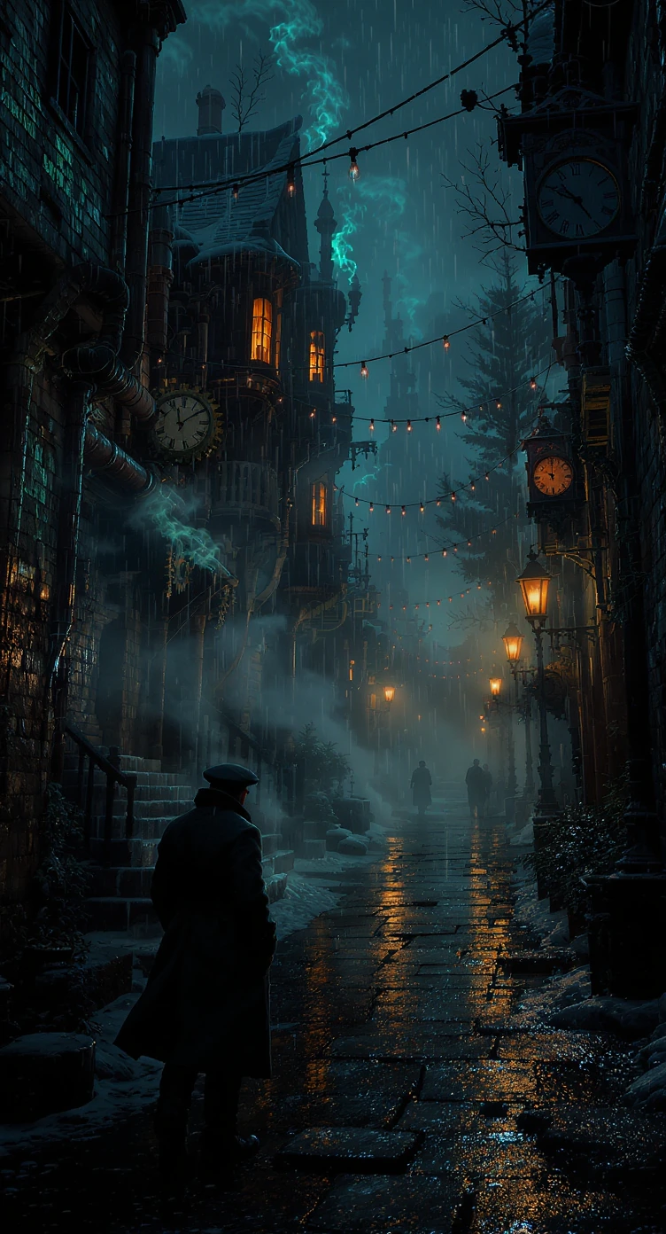 It is a world where technology meets magic, where steam draws dreams in the frosty air. Just a momen…