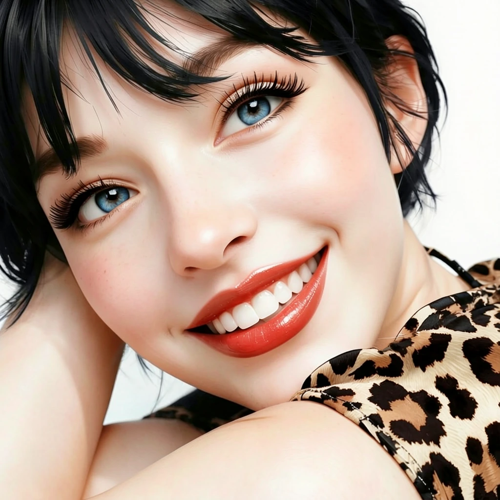 make her hair black
