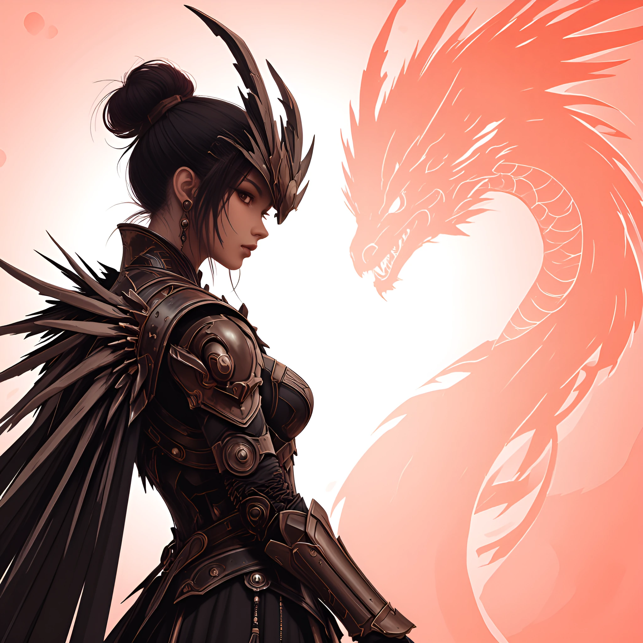 Dragoncore woman with her dragon