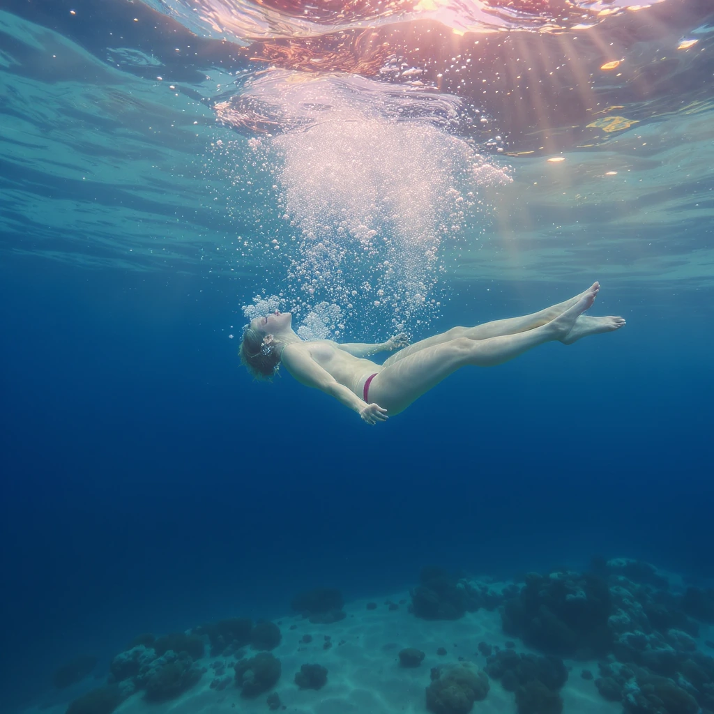 Went under, backwards. Felt so…real