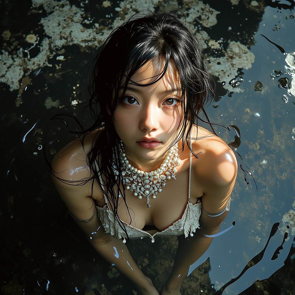 the water holds its breath.