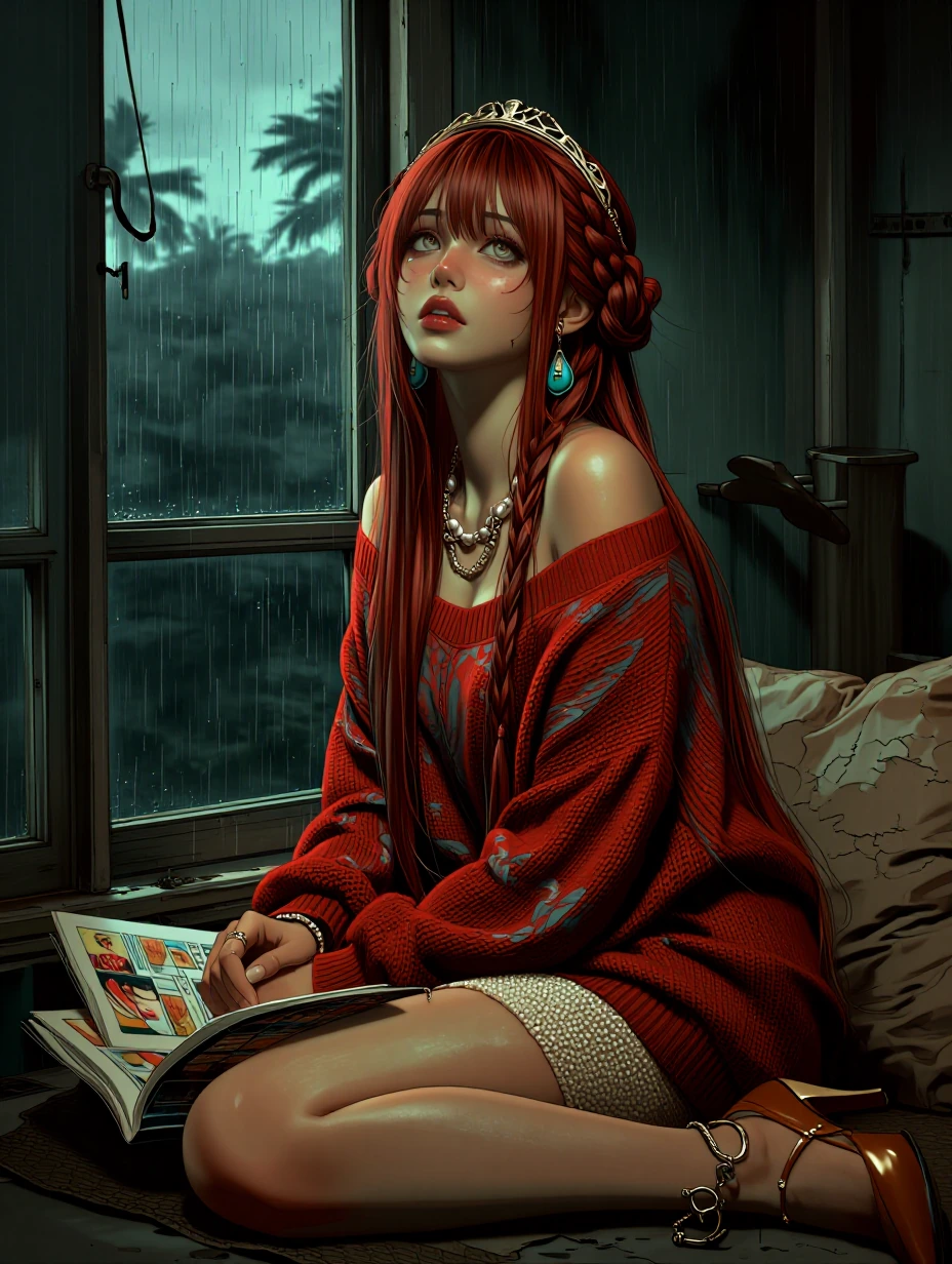 Rain and a book!