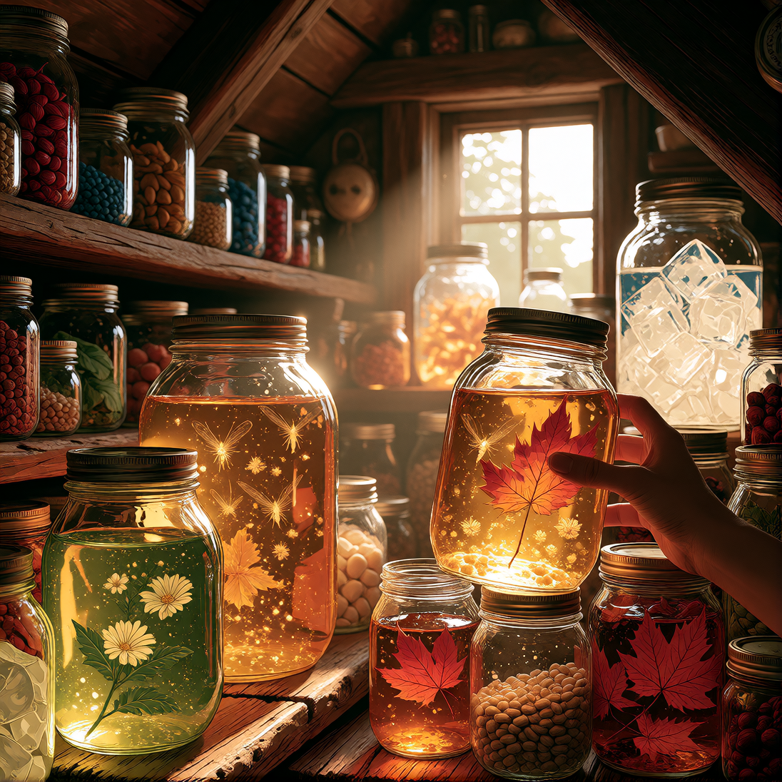 the seasonal preservation pantry at grandmother's impossible manor. 8.5/10 #dailyspark