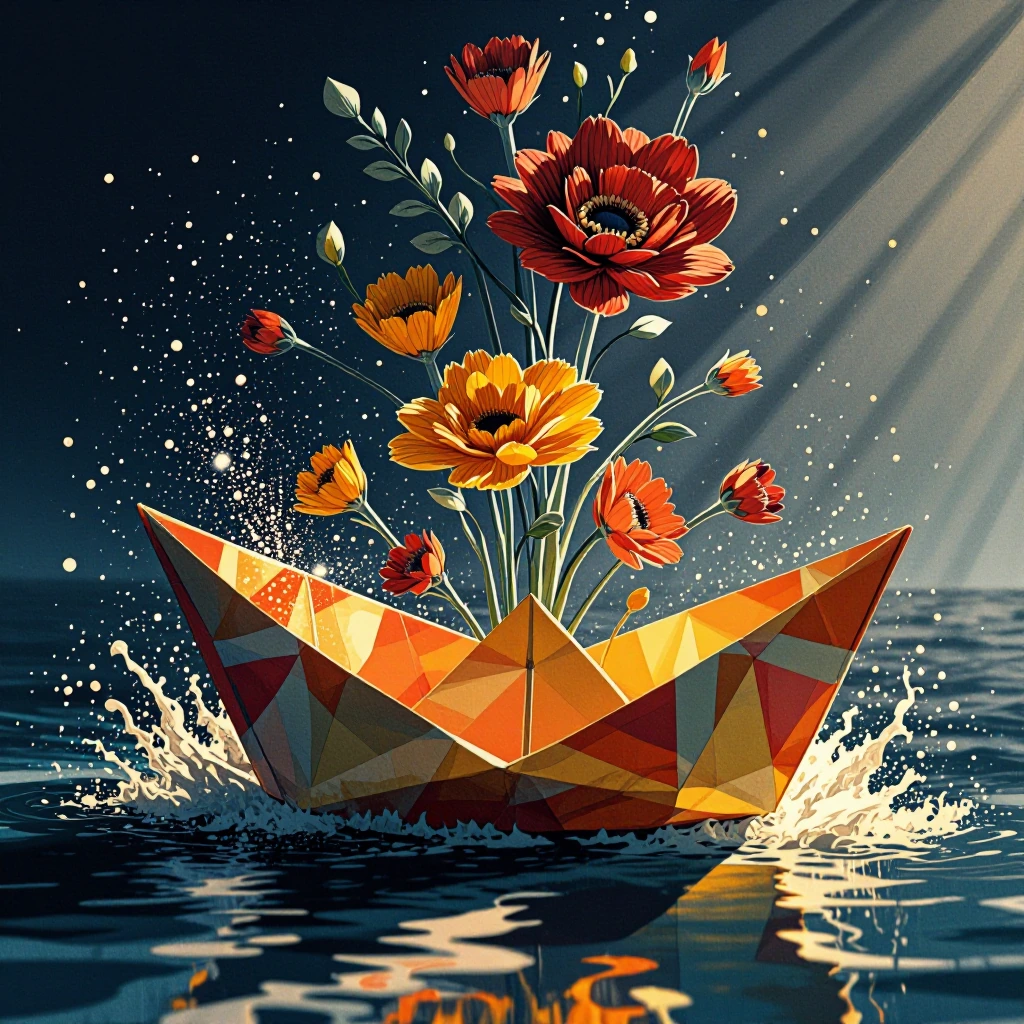 the last dance of a paper boat,