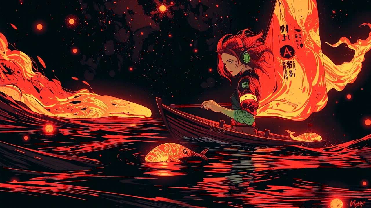 “The Nightmares of Fire Are Oceans” #dailyspark