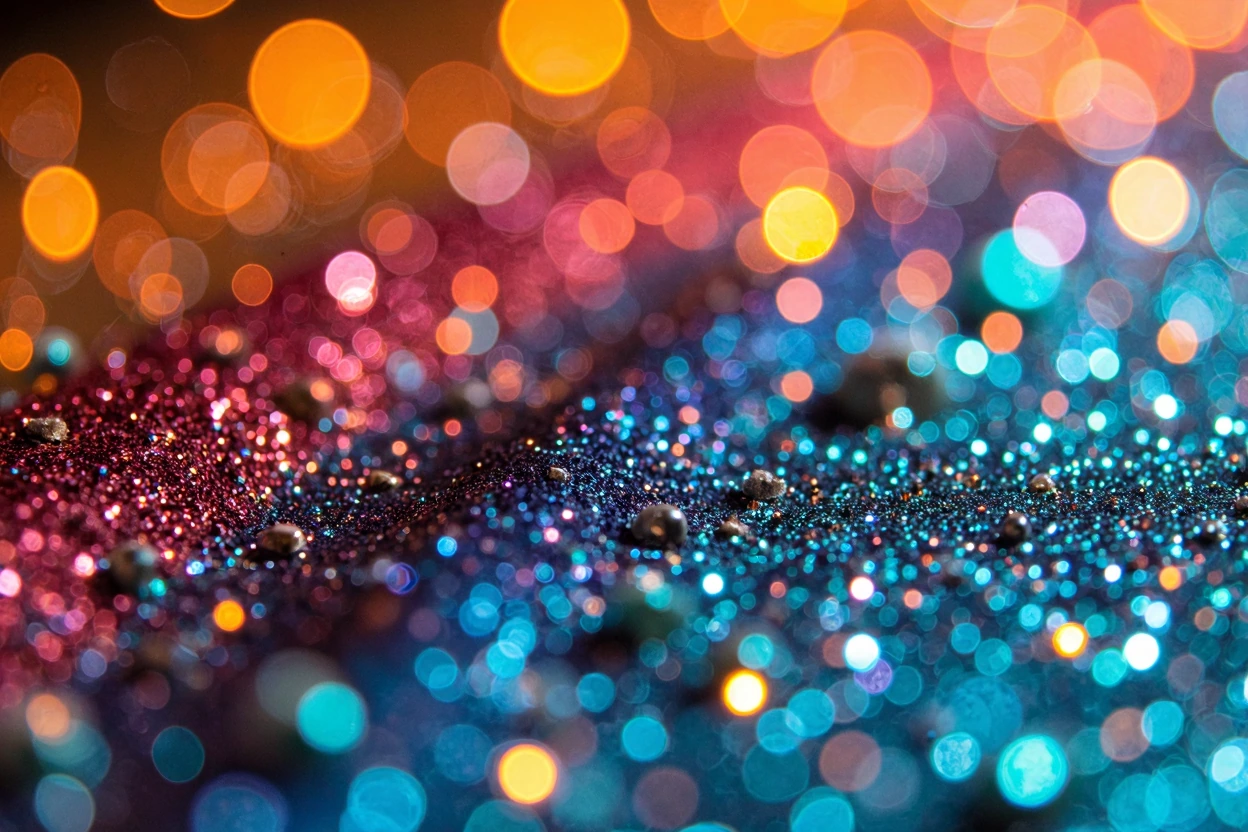 Glitter that remembers every surface it has ever touched and arranges itself accordingly.