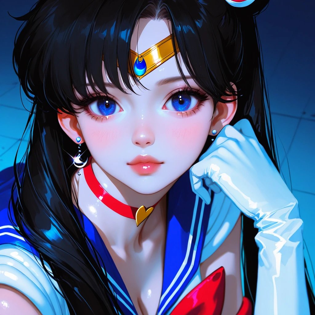 masterpiece, best quality, good quality, very aesthetic, absurdres, newest, 8K, depth of field, solo, alone, 1girl,, (very long black hair:1.9, thick 