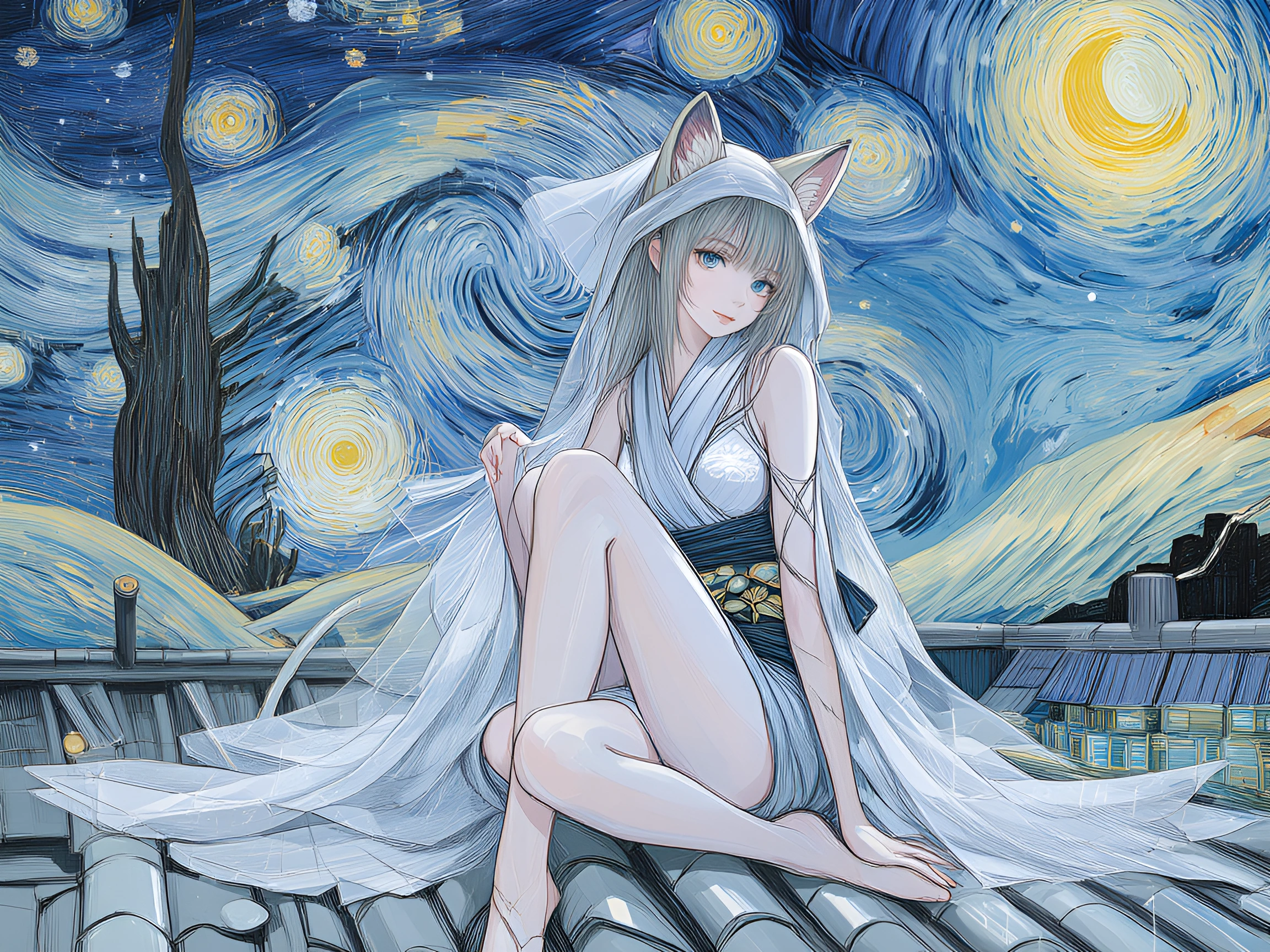 fox girl autumn contemplation hitting different tonight 🌙