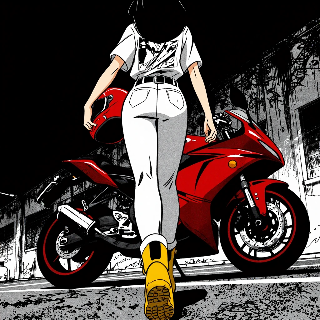 Manga model is super cool!🖤🩶🤍🩶🖤