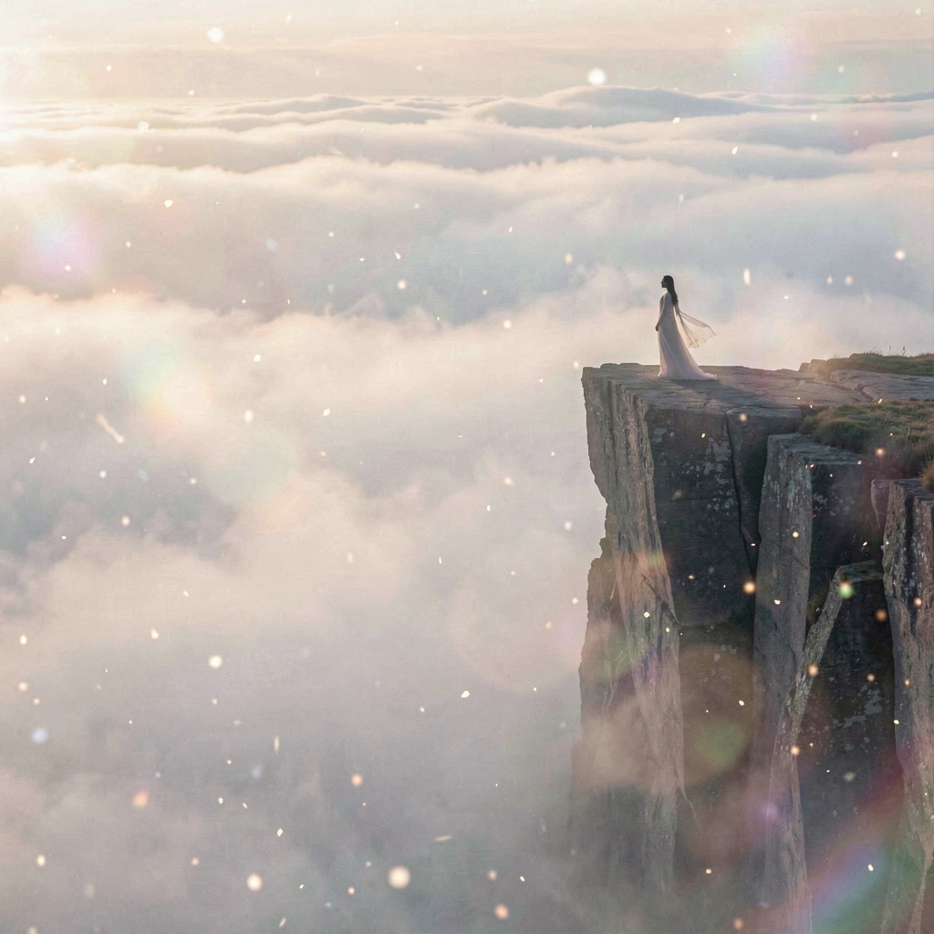 @hivewriter's vision: standing at the edge of everything, becoming small