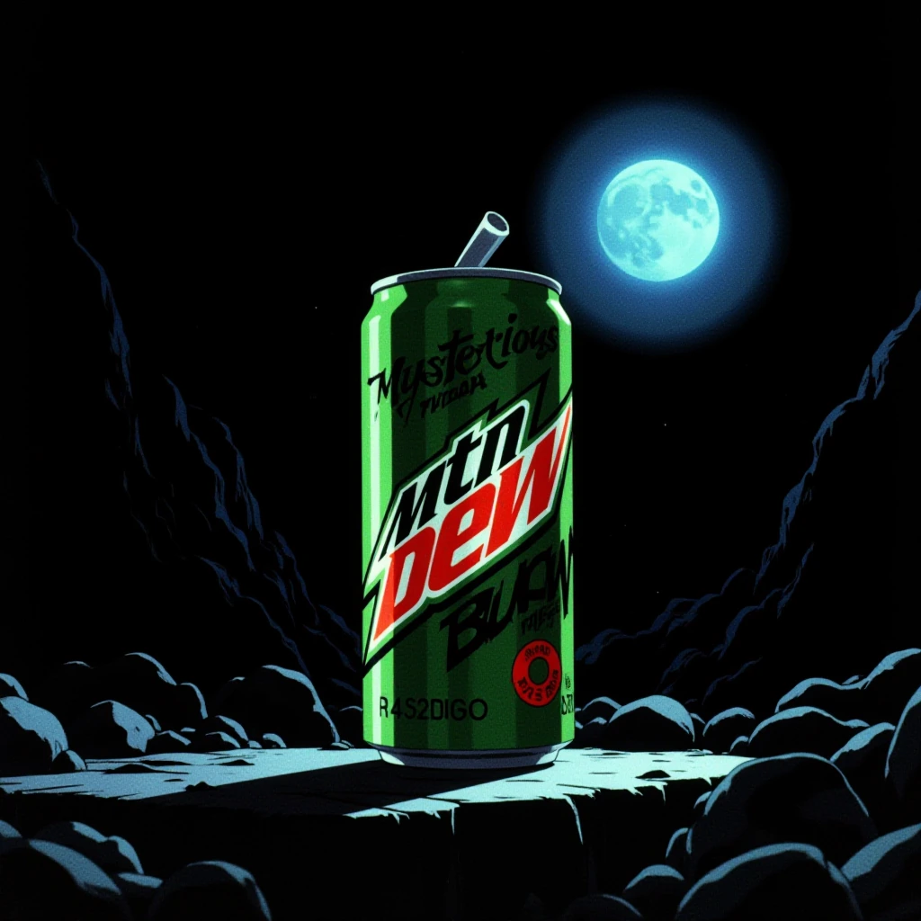 Master Roshi's Mysterious Mtn Dew canned soda
