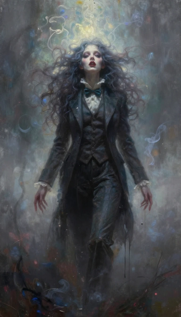 Art purifies our souls from the dust of everyday life... and it is from this reflection that we create a shocking, expressive and dark image in the spirit of #Fellini.Create a work of art where **haute couture meets the unknown**. Show us a monstrosi