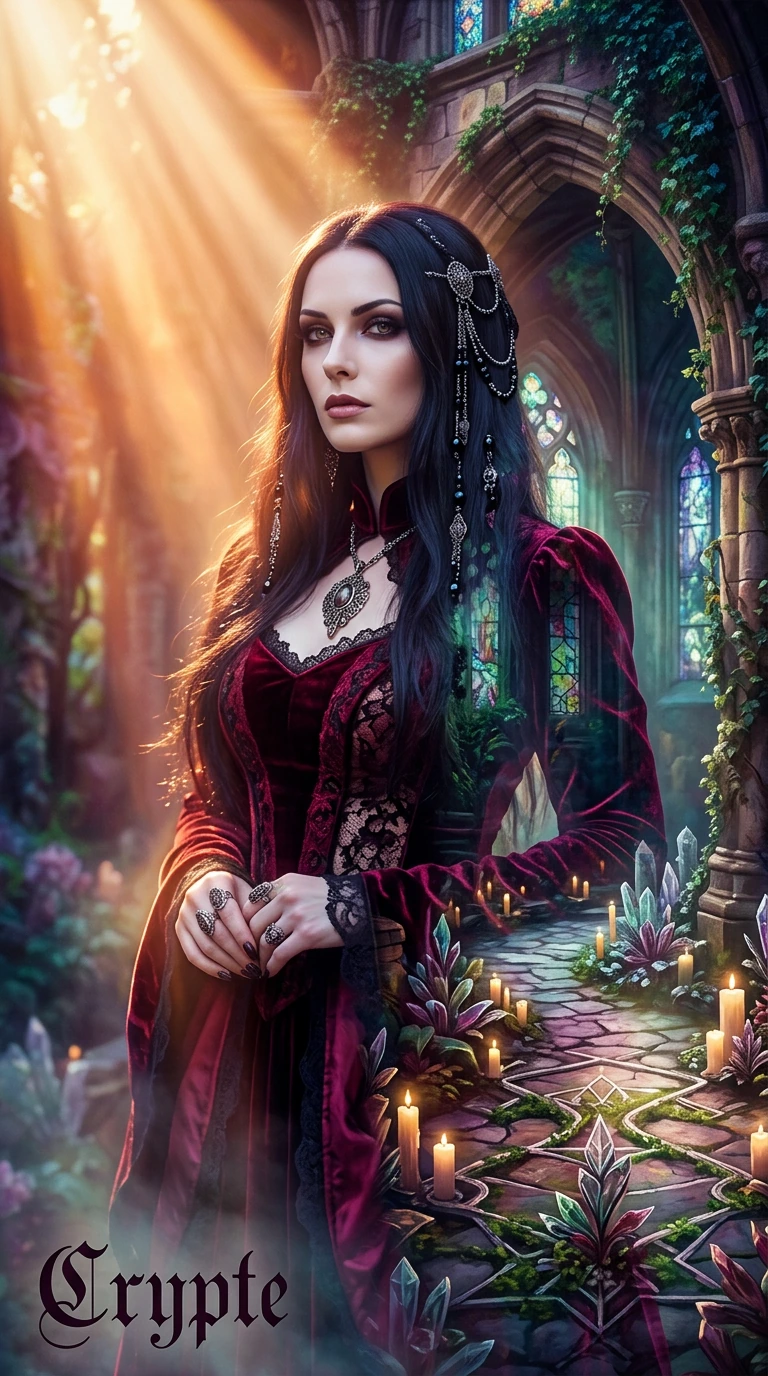 To enter this sanctuary of logic and desire, one must follow the rhythm of the geometry inherent in the heart: * Speak only to the rhythm of the soul’s geometry; leave no jagged edges..In the background, in a double exposure, the portrait of a stunni
