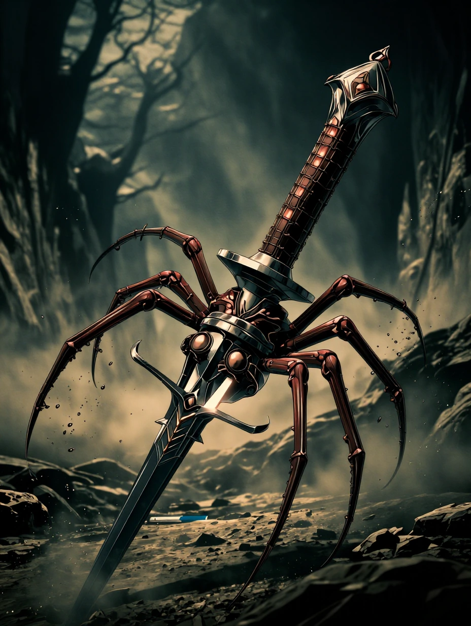 Spider's claw sword
