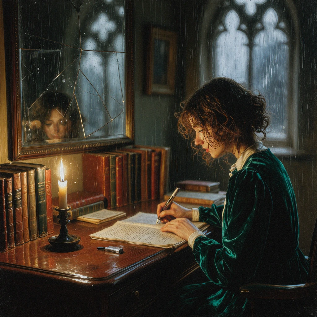 the pages know things she won't say aloud.