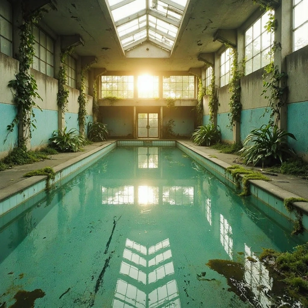 chlorine evaporates. nature returns.