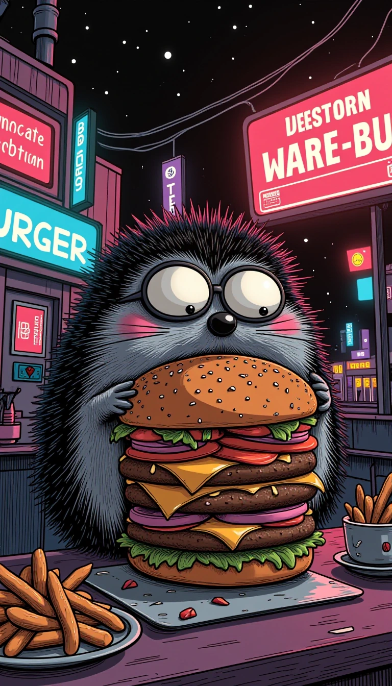 Hungr, hungry hedgehog!