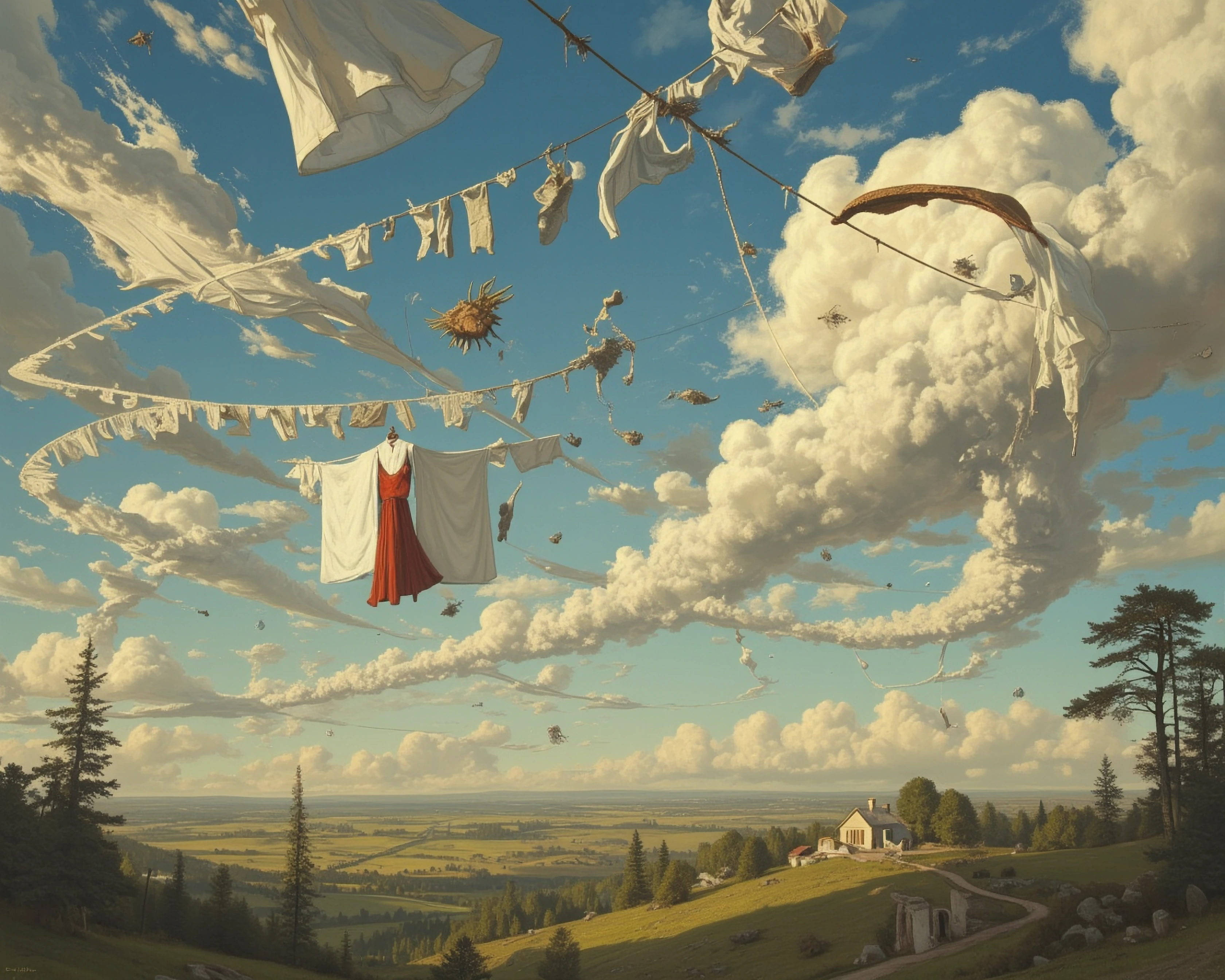Good morning friends… what the wind stole from the washing line… certainly not my socks because thos…