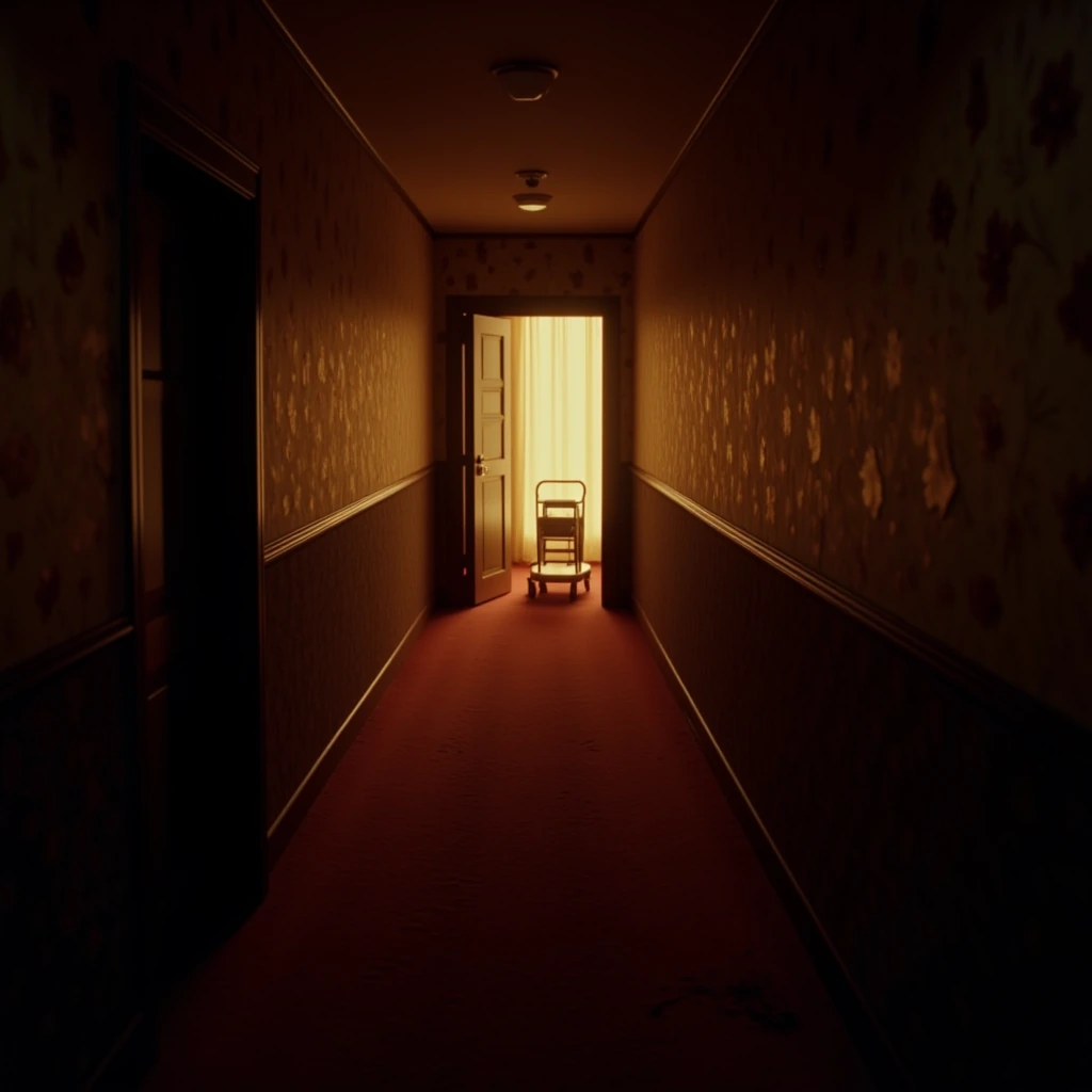 someone's still awake on the third floor.