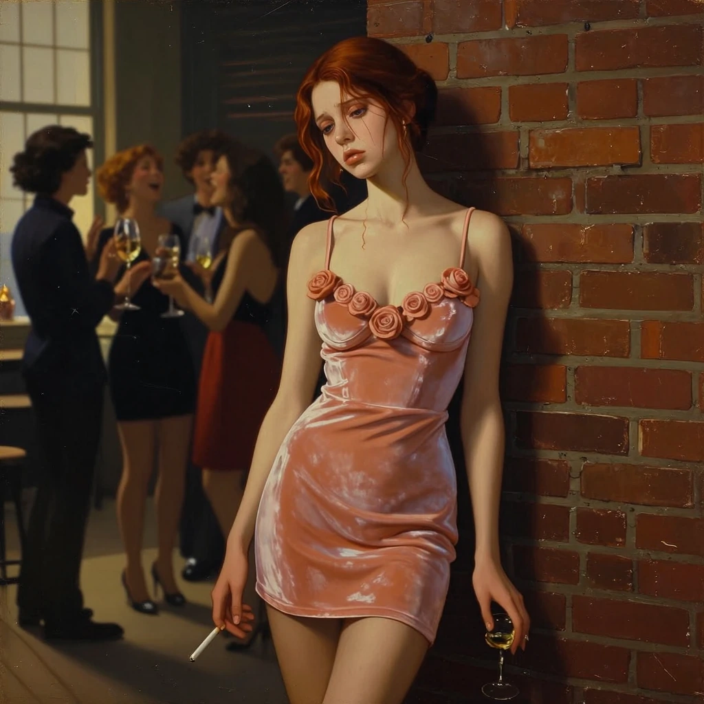 I'm the wallflower at the party