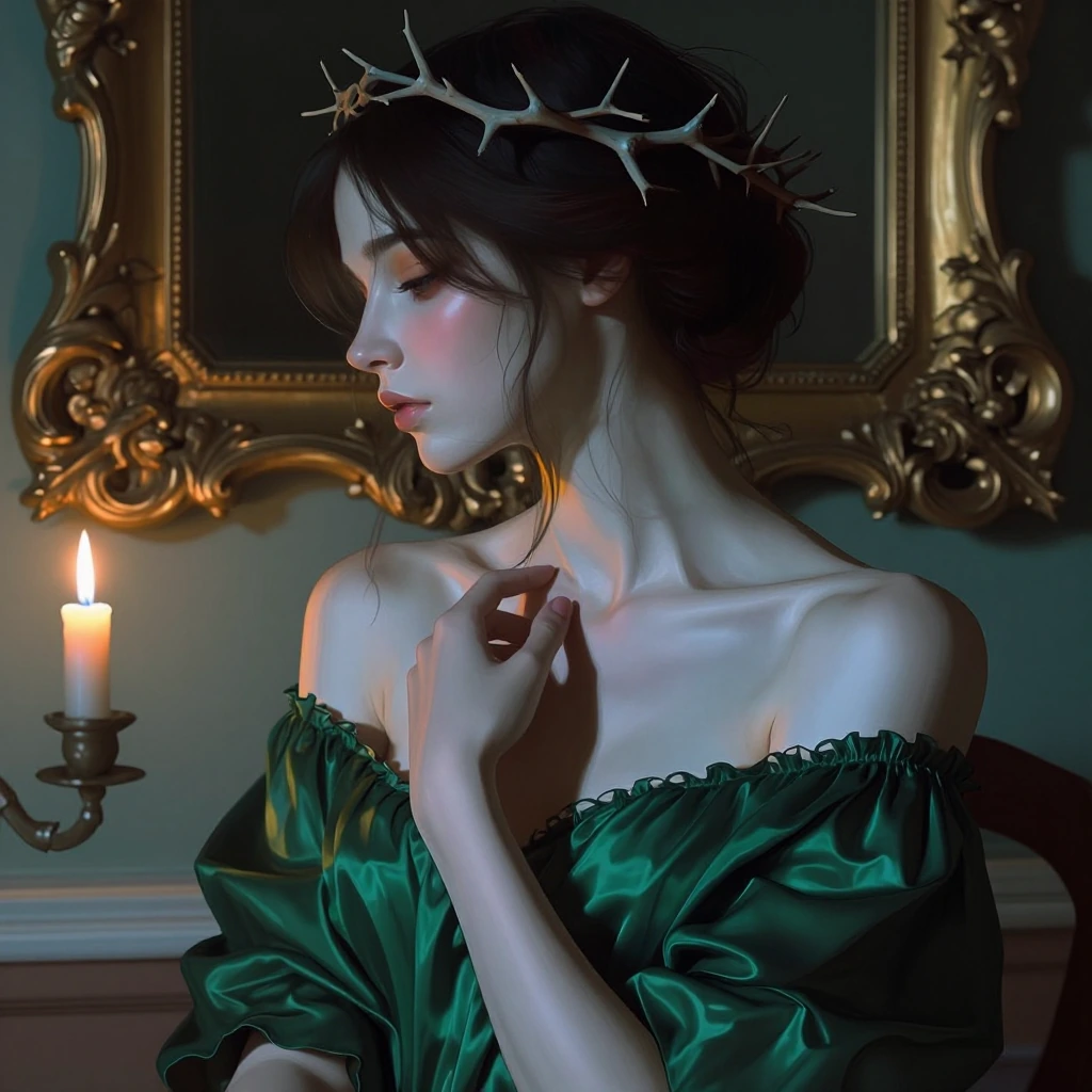 she wore sorrow like perfume.