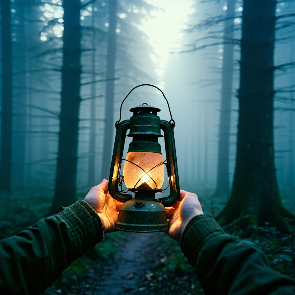 light held close when the path ahead disappears
