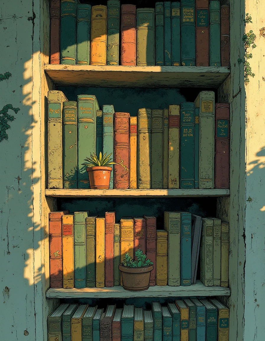 Do you reorganize your books by color, genre, or just vibes?