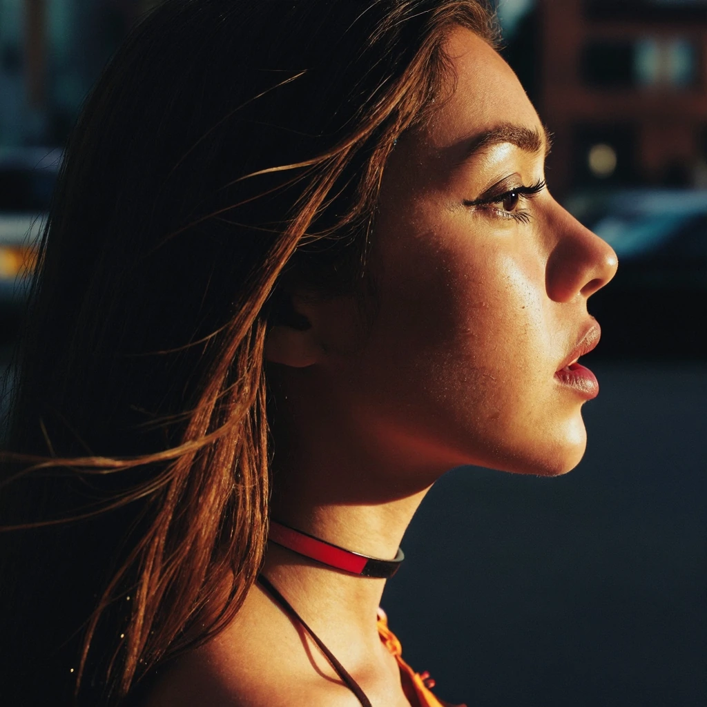 beautiful woman photo , solo , choker ,neon colors, colors splash effect, long hair , masterpiece, best quality, amazing quality , n3k0, no lineart, r