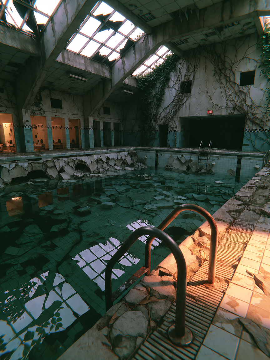 the water's still waiting for someone to jump in.