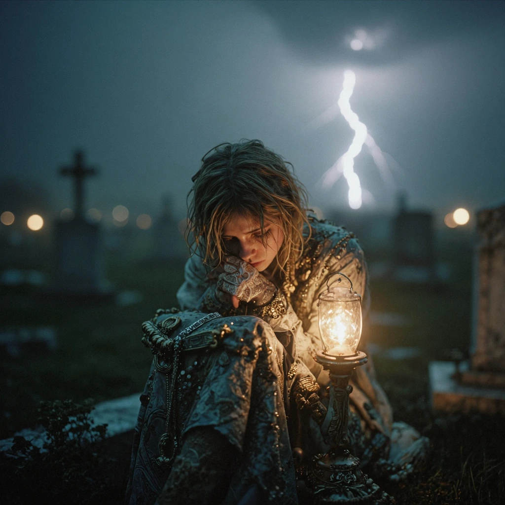 Sadness.Lightning.Cemetery (No text )