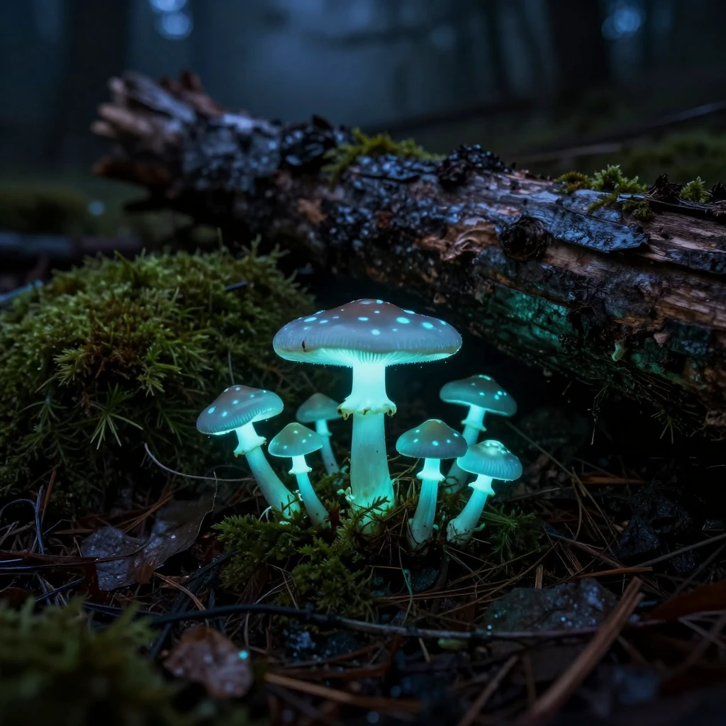 the forest keeps its own light.
