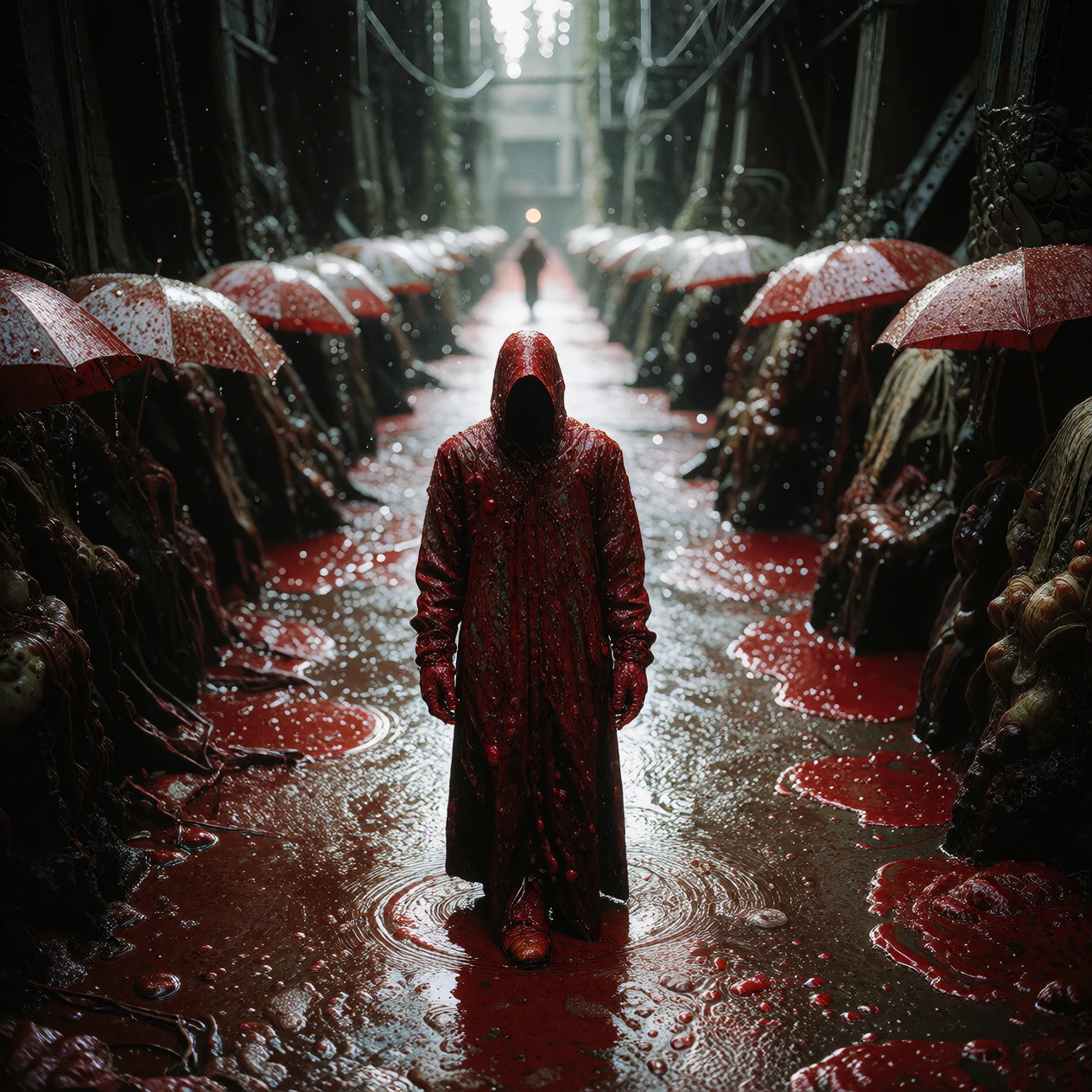 It’s raining blood