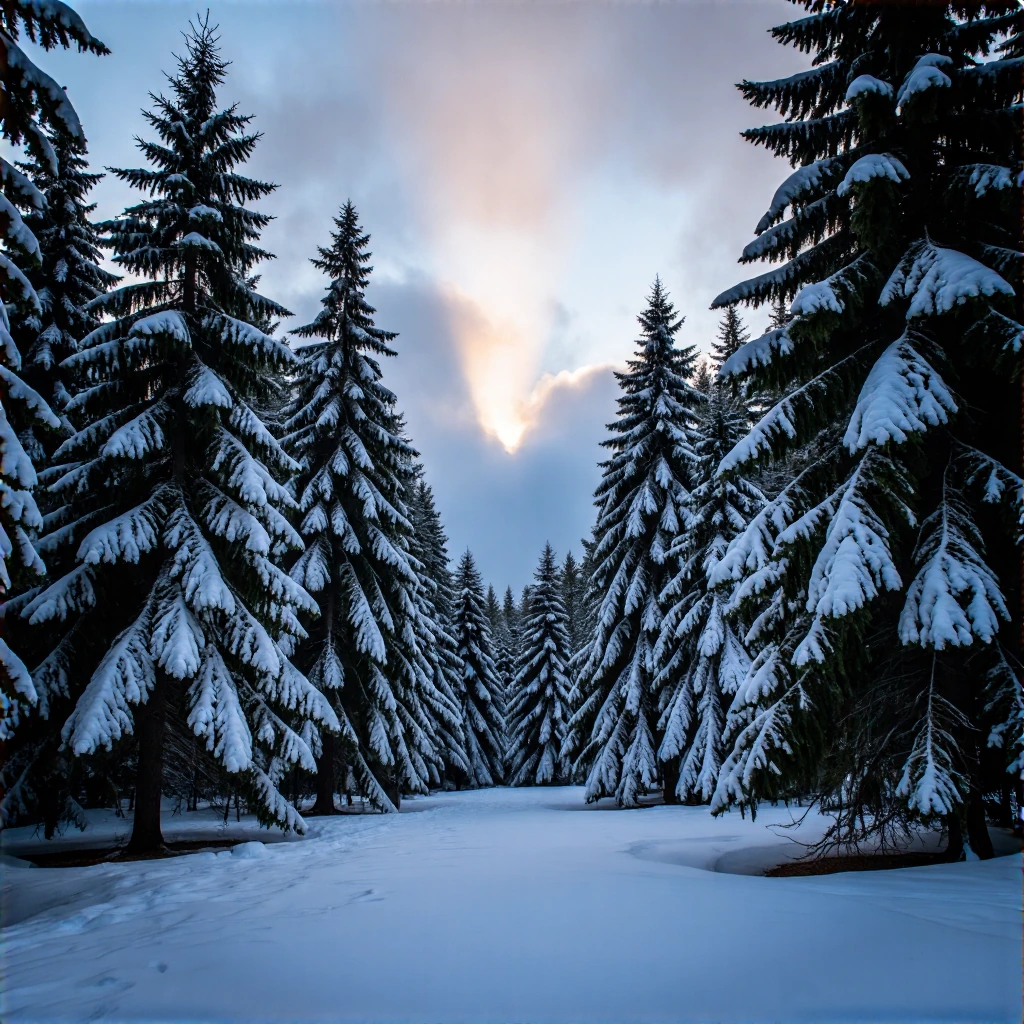 the world gets so quiet when it snows.