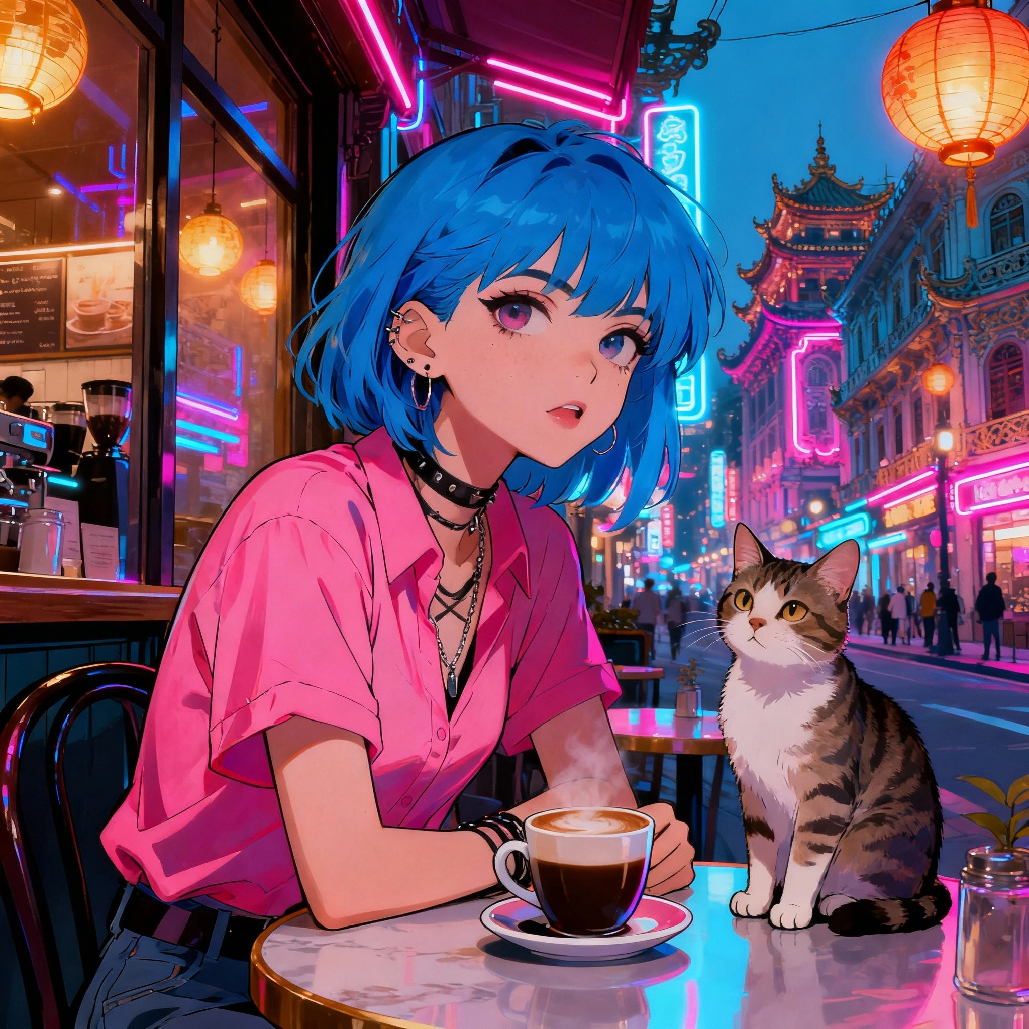 Evening vibes 🩵💙