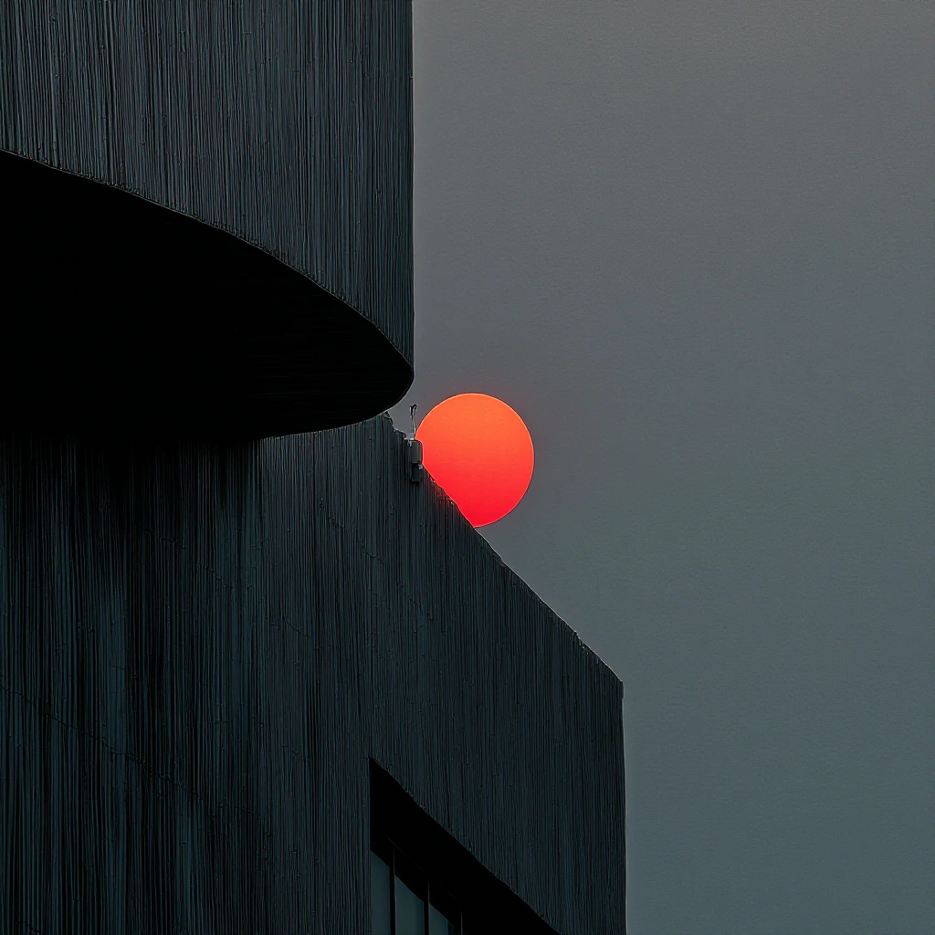 The famous red sun