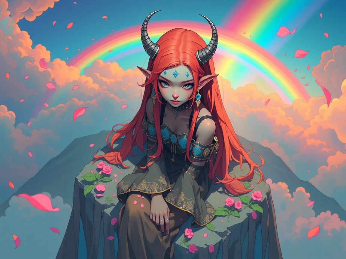 Rainbow girl