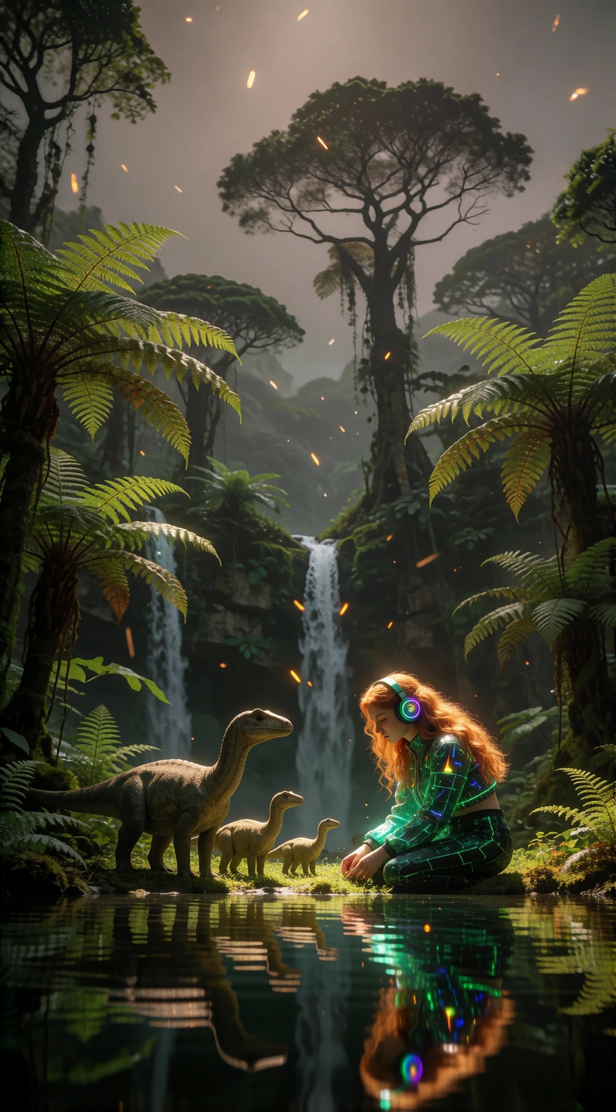 Day 6 (left) ‘When the Forest Forgot to Sing’ Day 7 (right) ‘The Valley Where Time Stayed’ #DinoWeek…