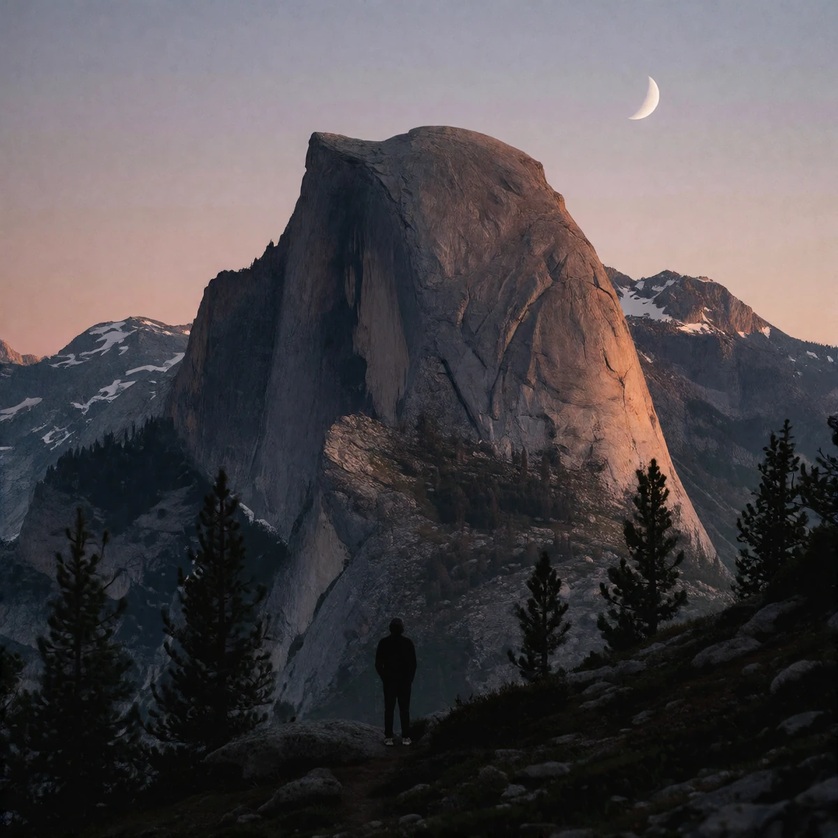 a mountain that hums at dusk